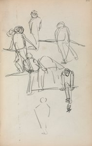 Italian Sketchbook: Figures (page 200) by Maurice Prendergast