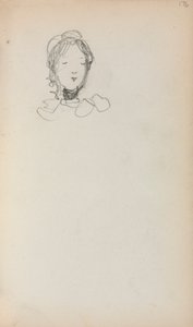Italian Sketchbook: Head of a Girl (page 176)