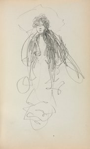 Italian Sketchbook: Standing Woman (page 219) by Maurice Prendergast