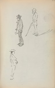 Italian Sketchbook: Three Standing Men