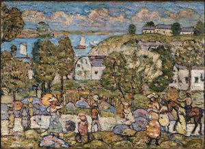 Landscape Near Nahant by Maurice Prendergast