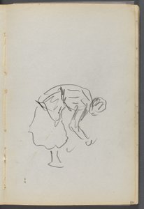 Sketchbook: The Dells, No. 127, Bending Figure (page 089) by Maurice Prendergast