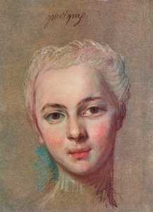 Mademoiselle Puvigny by Maurice Quentin de La Tour