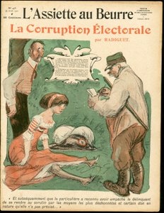 Cover of The Butter Plate, number 473, Satirical in Colors by Maurice Radiguet