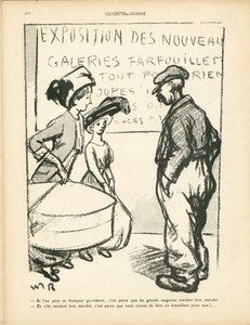 The Butter Plate, number 494, Satirical in B & W