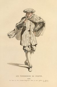 Costume for the role of Scapin, c.1868 by Maurice Sand