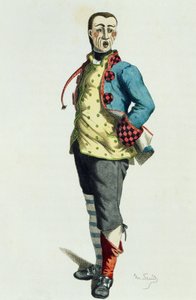 Stenterello in 1858 by Maurice Sand