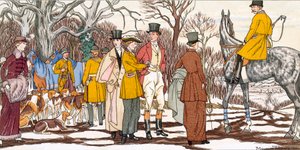 Before the Hunt (plate III from 