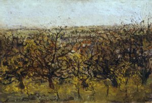 Apple Trees in Montmagny by Maurice Utrillo