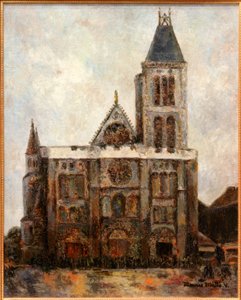 Basilica of Saint-Denis by Maurice Utrillo