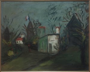 View of Montmartre by Maurice Utrillo