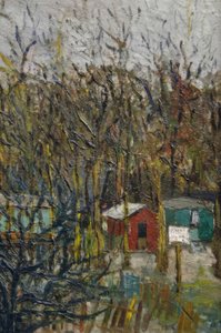 The Pinson Hill by Maurice Utrillo