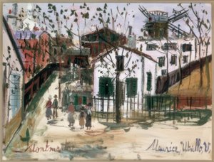 Montmartre by Maurice Utrillo