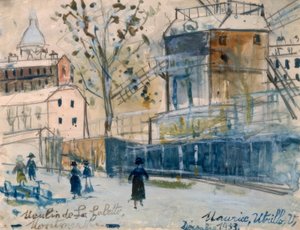 Moulin de la Galette by Maurice Utrillo