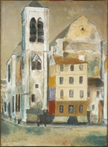 Saint-Nicolas-du-Chardonnet by Maurice Utrillo