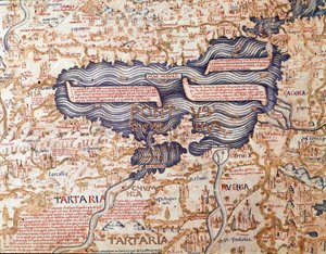 View of the Black Sea (detail) by Mauro Fra