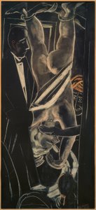 Encounter in the Night by Max Beckmann