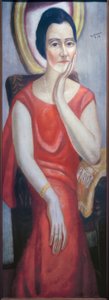 Portrait of Käthe von Porada by Max Beckmann