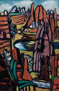 Boulder - Rocky Landscape by Max Beckmann