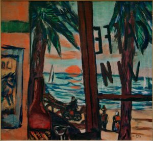 Café Bandol by Max Beckmann