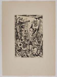 The Tall Man by Max Beckmann