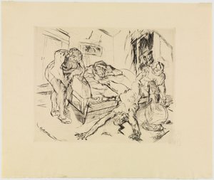 The Night by Max Beckmann