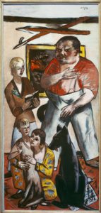 George Family Portrait by Max Beckmann