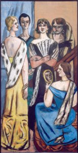 Large Portrait of Women (Five Women) by Max Beckmann