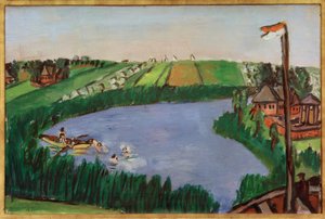 Dutch Landscape with Bathers