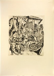 Merry-Go-Round, plate seven from Jahrmarkt