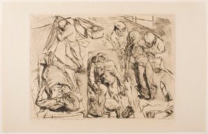 Morgue by Max Beckmann