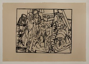 Morgue by Max Beckmann