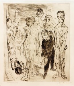 Inspection by Max Beckmann