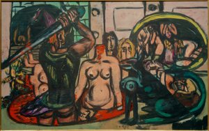 Perseus (Hercules) Last Task by Max Beckmann