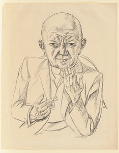 Portrait of Dr. Weidner by Max Beckmann