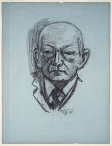 Portrait of Georg Swarzenski by Max Beckmann