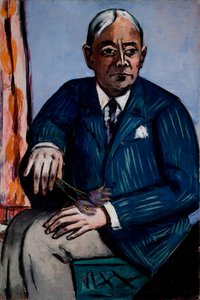 Portrait of Ludwig Berger by Max Beckmann