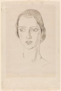Portrait of Marie-Louise von Motesiczky by Max Beckmann