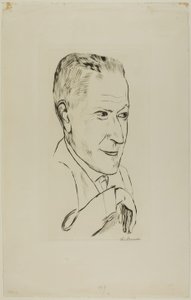 Portrait of Reinhard Pieper by Max Beckmann