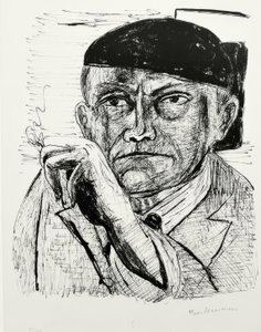 Self-Portrait by Max Beckmann