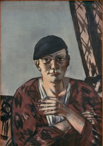 Self-Portrait with Black Cap