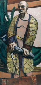 Self-portrait with Saxophone by Max Beckmann