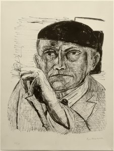 Self-Portrait by Max Beckmann