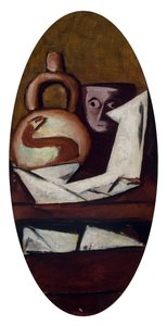 Still Life (with Mexican Figure)