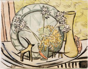 Still Life with Ibex and Daffodils