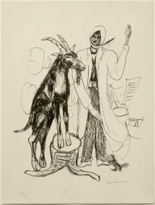 The Buck by Max Beckmann