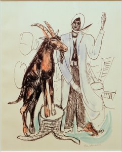 The Buck by Max Beckmann