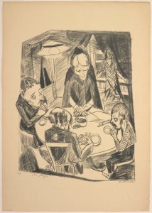 The Hunger, plate five from Die Hölle by Max Beckmann