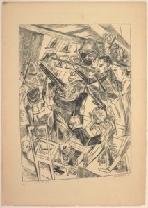 The Last Ones, plate ten from Die Hölle by Max Beckmann