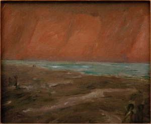 Gloomy Evening by the Sea by Max Beckmann